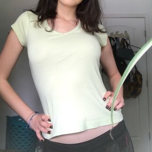 Route 66 Y2K green top